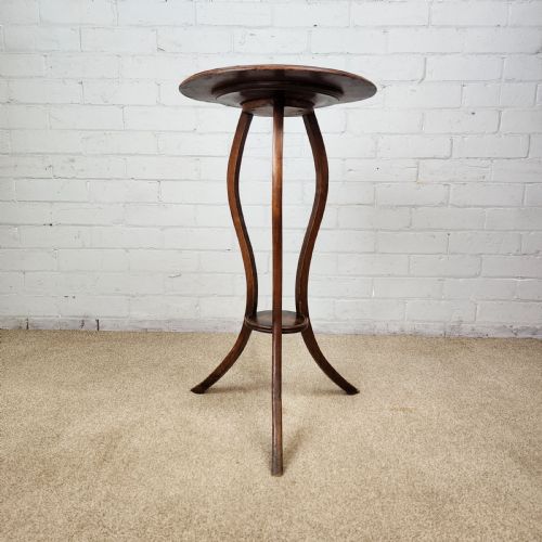 19TH CENTURY MAHOGANY AND WALNUT OCCASIONAL TABLE - ADDITIONAL PHOTO 4