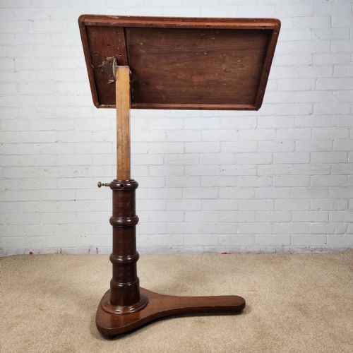 EDWARDIAN READING TABLE IN MAHOGANY - ADDITIONAL PHOTO 6