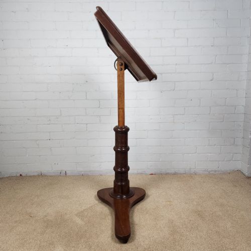 EDWARDIAN READING TABLE IN MAHOGANY - ADDITIONAL PHOTO 7