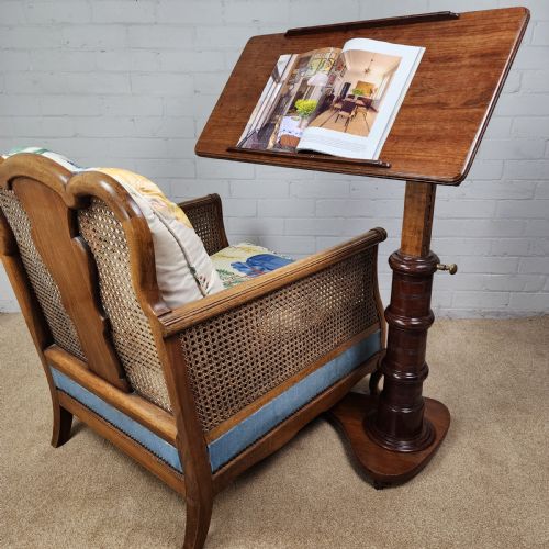 EDWARDIAN READING TABLE IN MAHOGANY - ADDITIONAL PHOTO 10