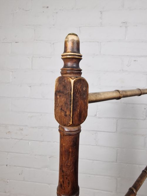 VICTORIAN BEECH FAUX BAMBOO TOWEL RAIL - ADDITIONAL PHOTO 3