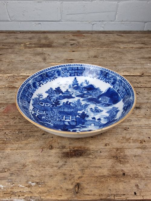 18TH C CHINESE BLUE WHITE PLATE DISH - ADDITIONAL PHOTO 2