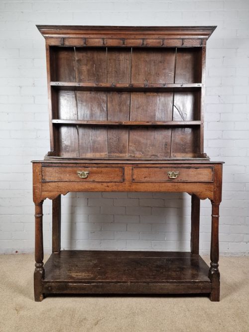 antique oak dresser georgian late 18th early 19th century - CATEGORY: ANTIQUE DRESSERS - DATED GEORGIAN