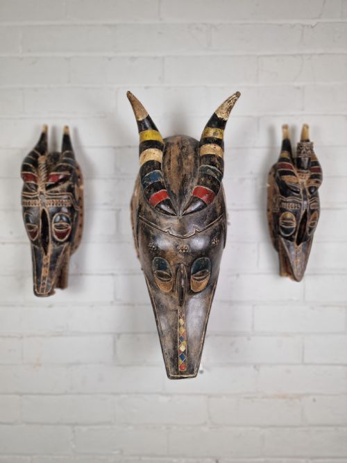 GOURO 'ZAMBLE' AFRICAN TRIBAL MASK IVORY COAST - ADDITIONAL PHOTO 11