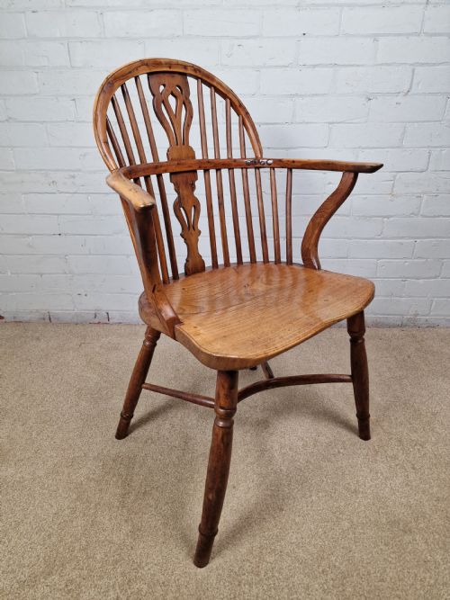 EARLY 19TH CENTURY WINDSOR CHAIR NOTTINGHAMSHIRE - ADDITIONAL PHOTO 2