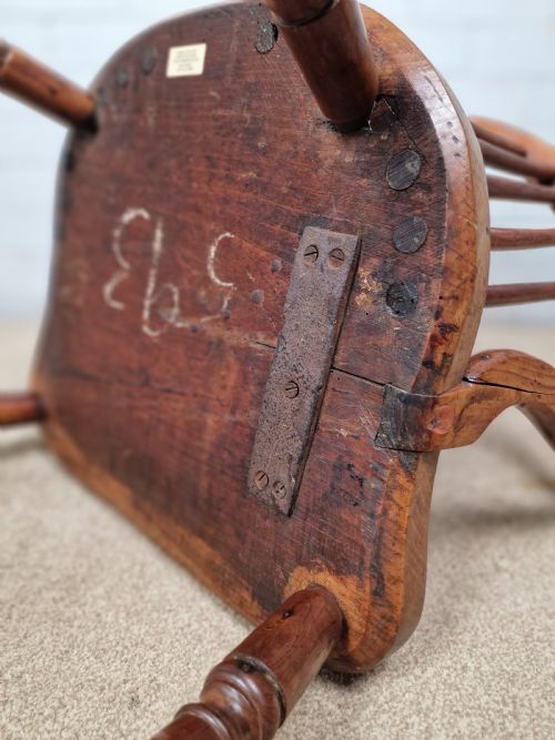 EARLY 19TH CENTURY WINDSOR CHAIR NOTTINGHAMSHIRE - ADDITIONAL PHOTO 8