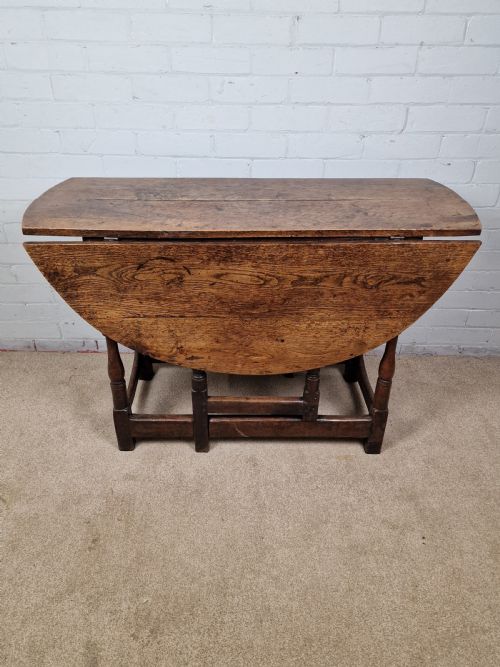 OAK GATELEG TABLE 18TH CENTURY - ADDITIONAL PHOTO 3