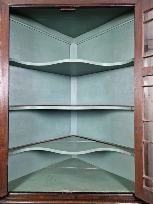 GEORGIAN OAK CORNER CUPBOARD CIRCA 1780 - ADDITIONAL PHOTO 3