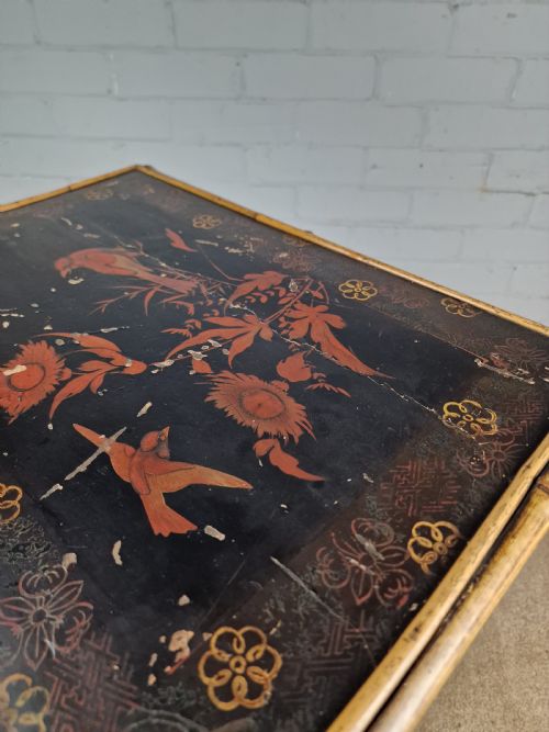 19TH CENTURY AESTHETIC MOVEMENT BAMBOO SIDE TABLE - ADDITIONAL PHOTO 6