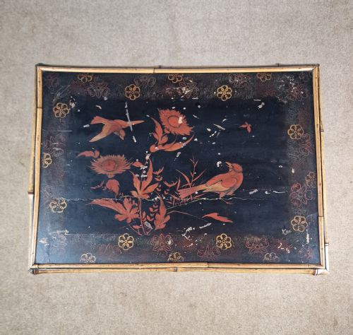 19TH CENTURY AESTHETIC MOVEMENT BAMBOO SIDE TABLE - ADDITIONAL PHOTO 8