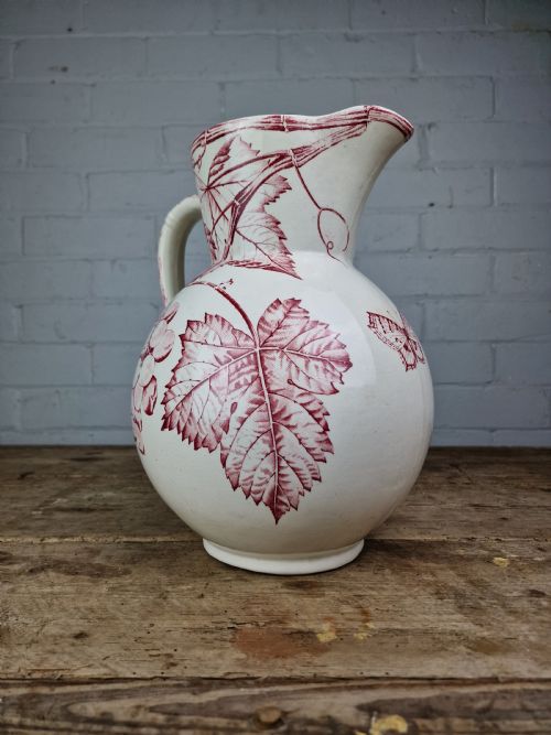 ANTIQUE VICTORIAN JUG NWP CO CRICA 187891 - ADDITIONAL PHOTO 3