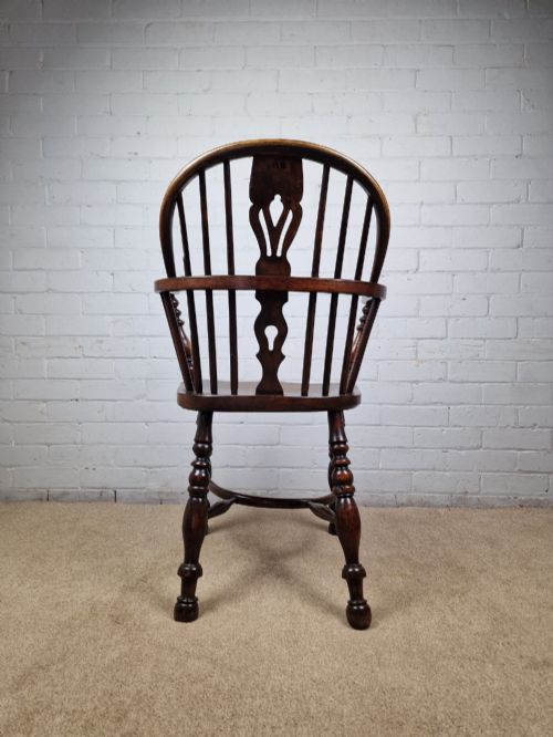 LOW BACK WINDSOR CHAIR NOTTINGHAMSHIRE 19TH C - ADDITIONAL PHOTO 4