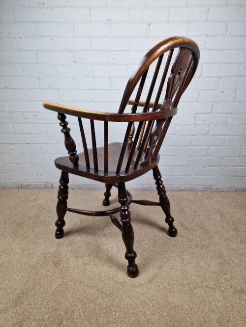 LOW BACK WINDSOR CHAIR NOTTINGHAMSHIRE 19TH C - ADDITIONAL PHOTO 6