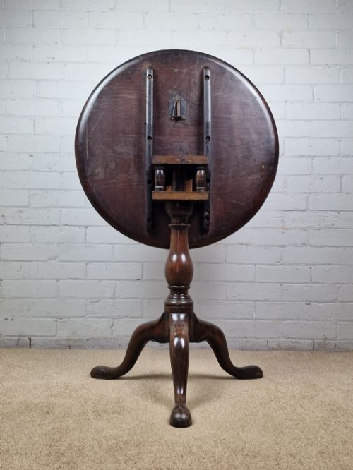 GEORGIAN MAHOGANY TRIPOD TABLE LATE 18TH CENTURY - ADDITIONAL PHOTO 2
