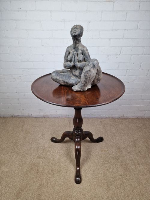 GEORGIAN MAHOGANY TRIPOD TABLE LATE 18TH CENTURY - ADDITIONAL PHOTO 5