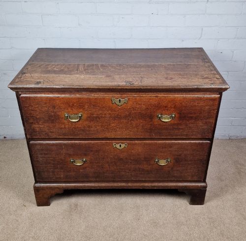 ANTIQUE OAK CHEST OF DRAWERS 18TH CENTURY - ADDITIONAL PHOTO 9