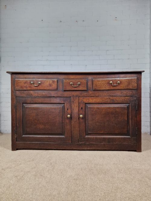 OAK DRESSER BASE GEORGE II CIRCA 1840 - ADDITIONAL PHOTO 7