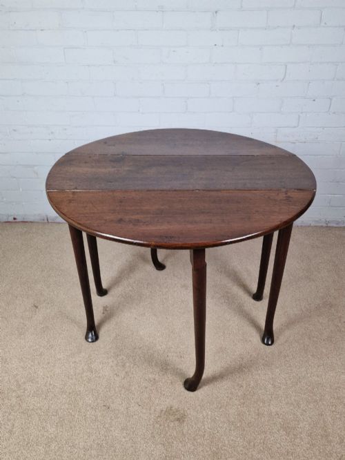 Oak Gate Leg Table - Georgian 18th Century