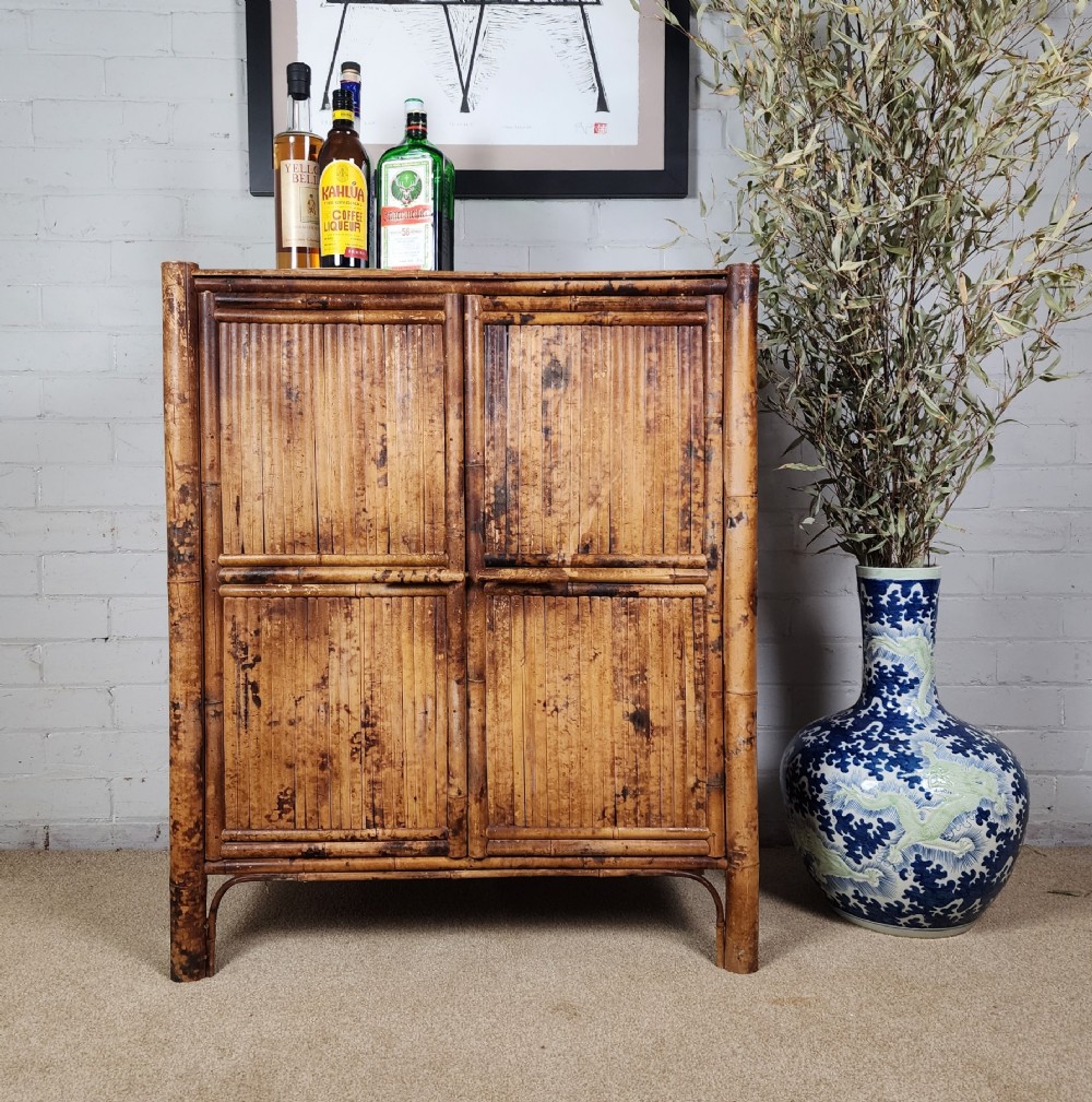 Bamboo Cupboard - Early 20th C.