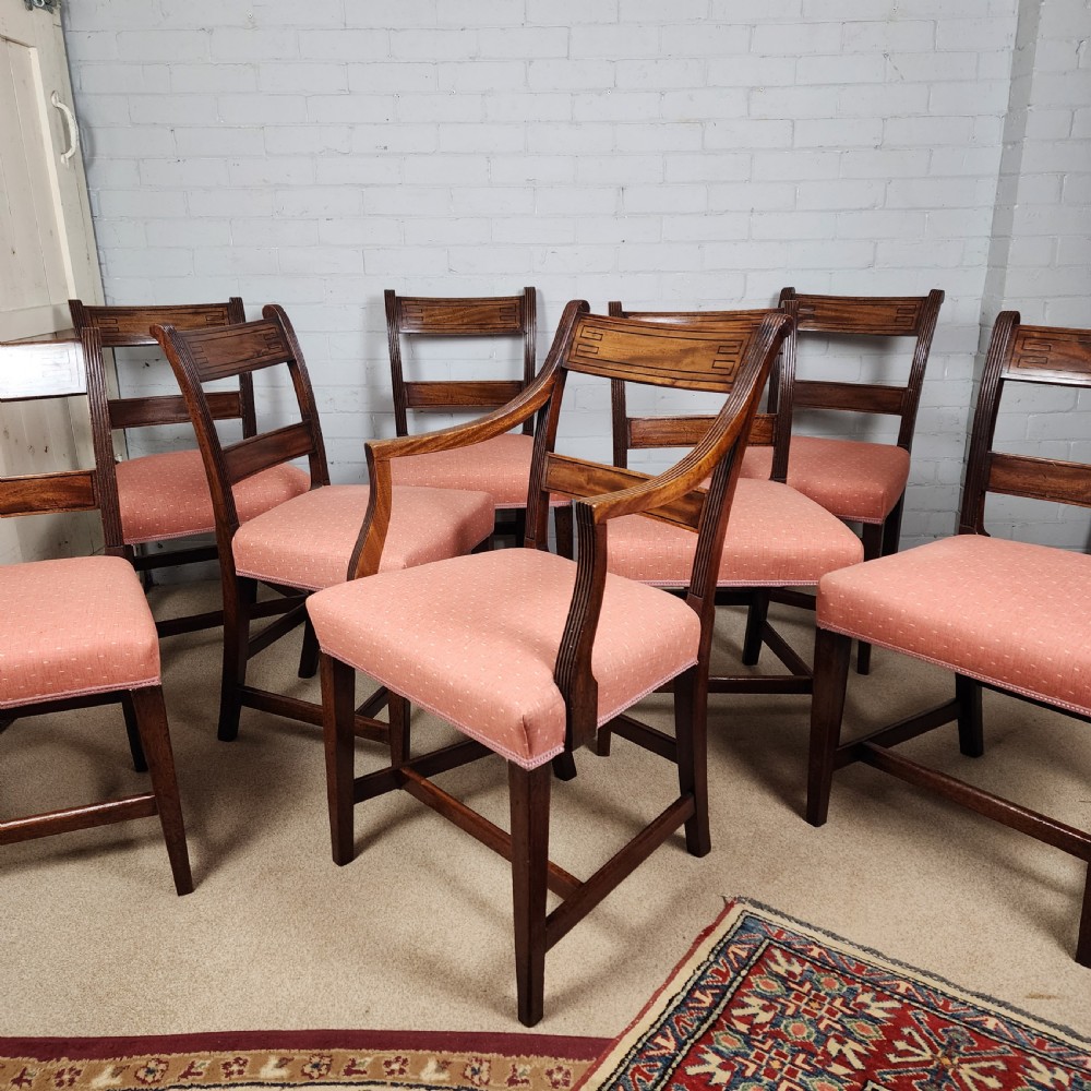 Antique Mahogany Dining Chairs – Early 19th C. George IV