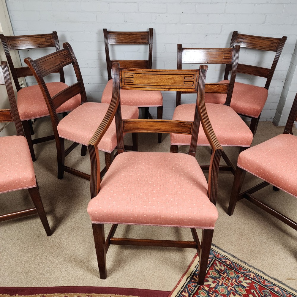 Antique Mahogany Dining Chairs – Early 19th C. George IV View II