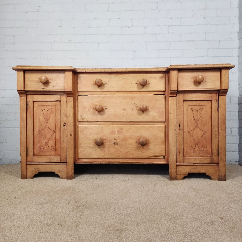 Antique Pine Kitchen Dresser - Mid Victorian Circa 1860 View XVI