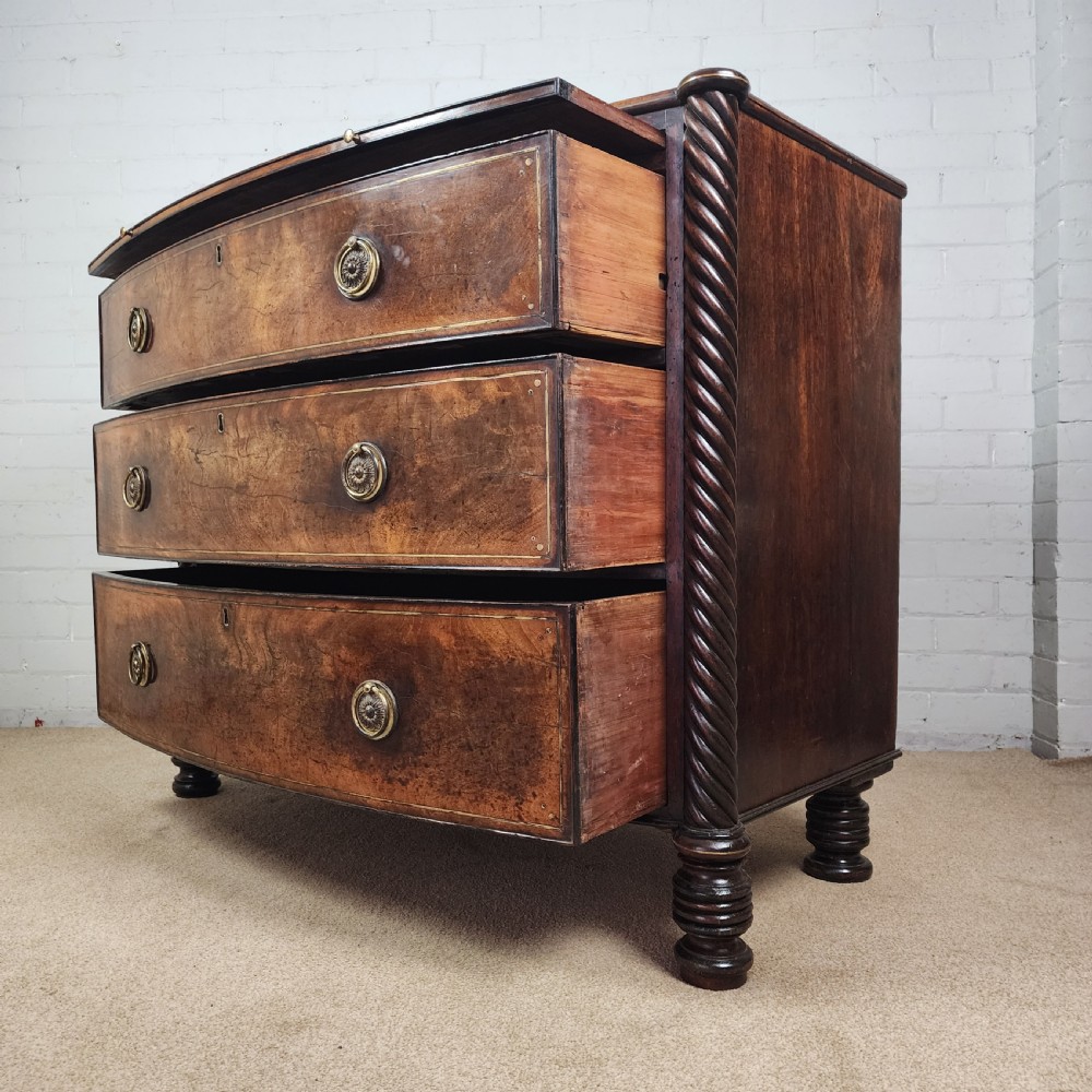Early 19th C. Dressing Chest of Drawers – Regency Period (Circa 1811-1820) View XII