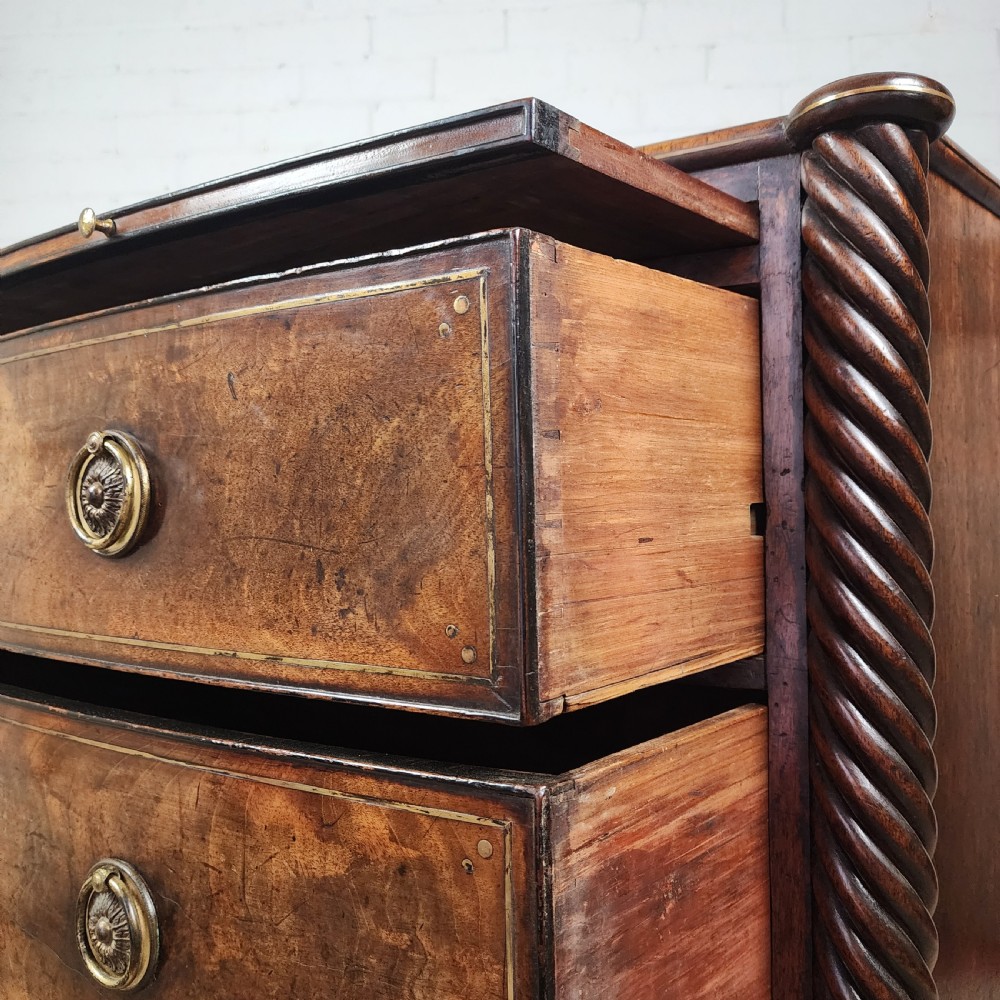 Early 19th C. Dressing Chest of Drawers – Regency Period (Circa 1811-1820) View XIII
