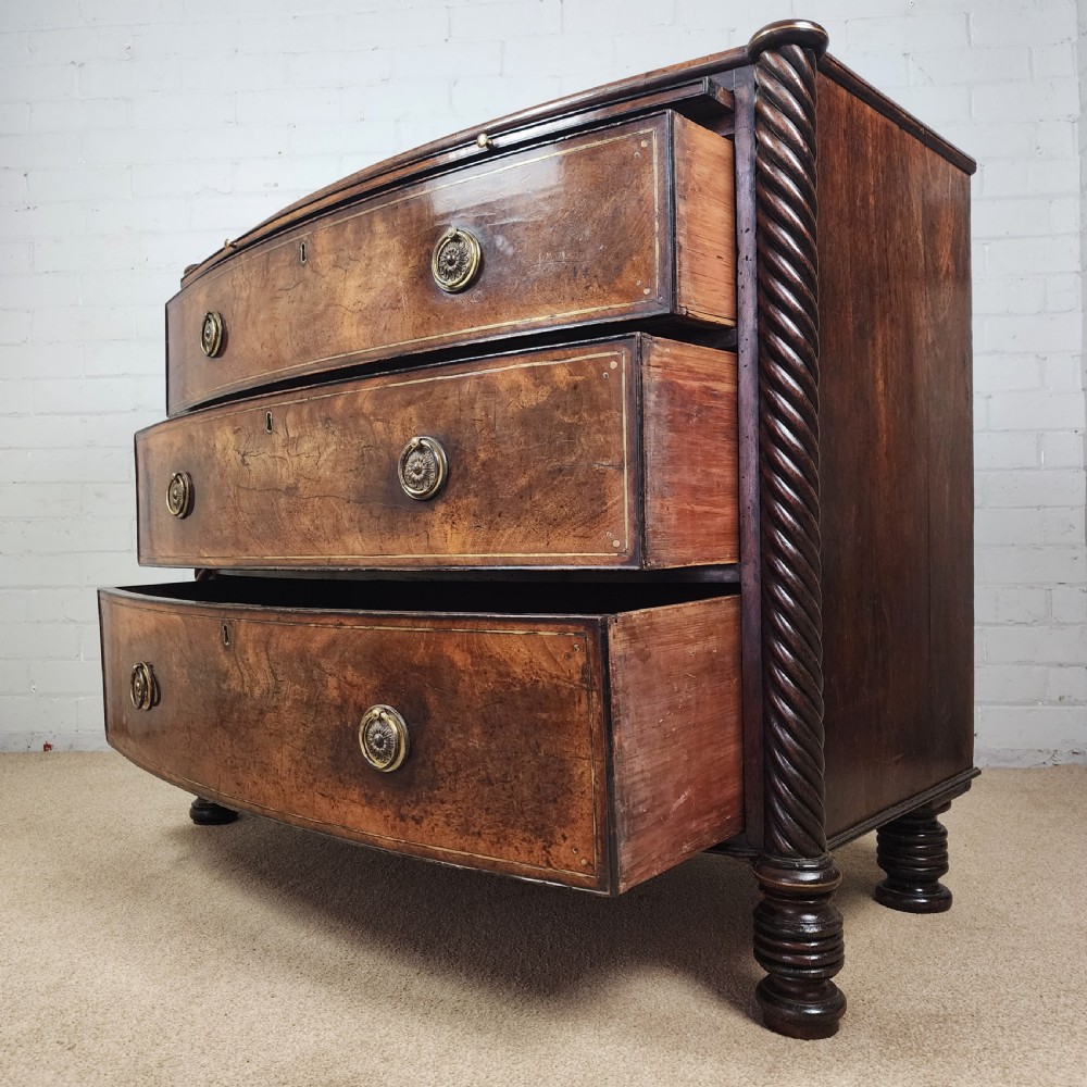 Early 19th C. Dressing Chest of Drawers – Regency Period (Circa 1811-1820) View XIV