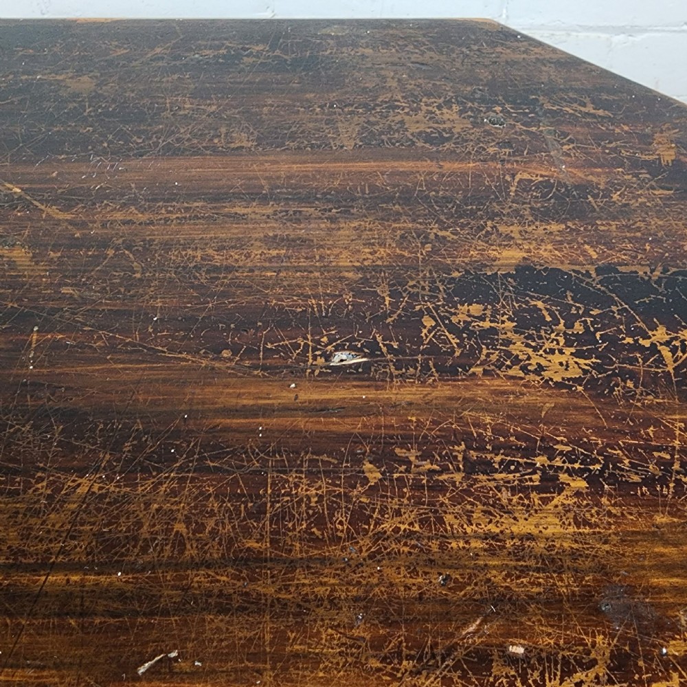 Ebonised Folding Table with Faux Bamboo Legs – 19th Century View VIII