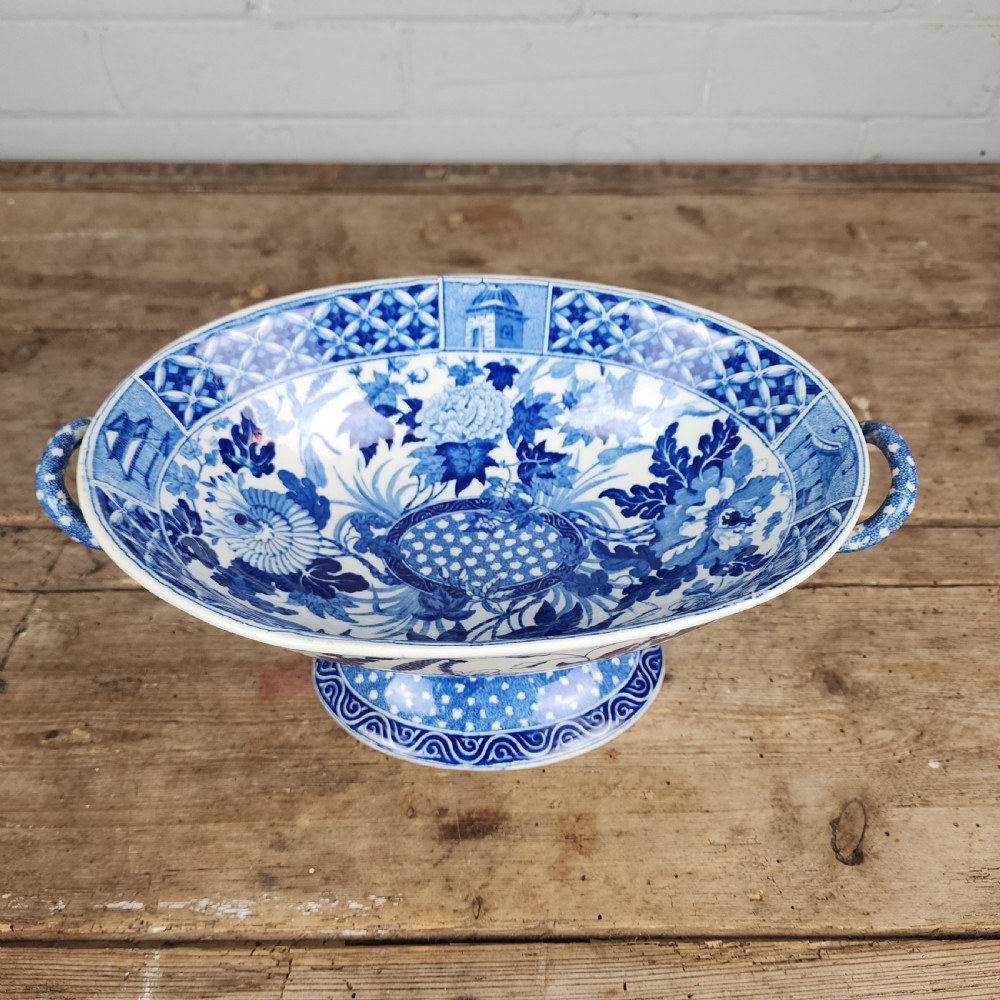 Wedgwood Hibiscus Compote Vase, Georgian, Circa 1820 View II