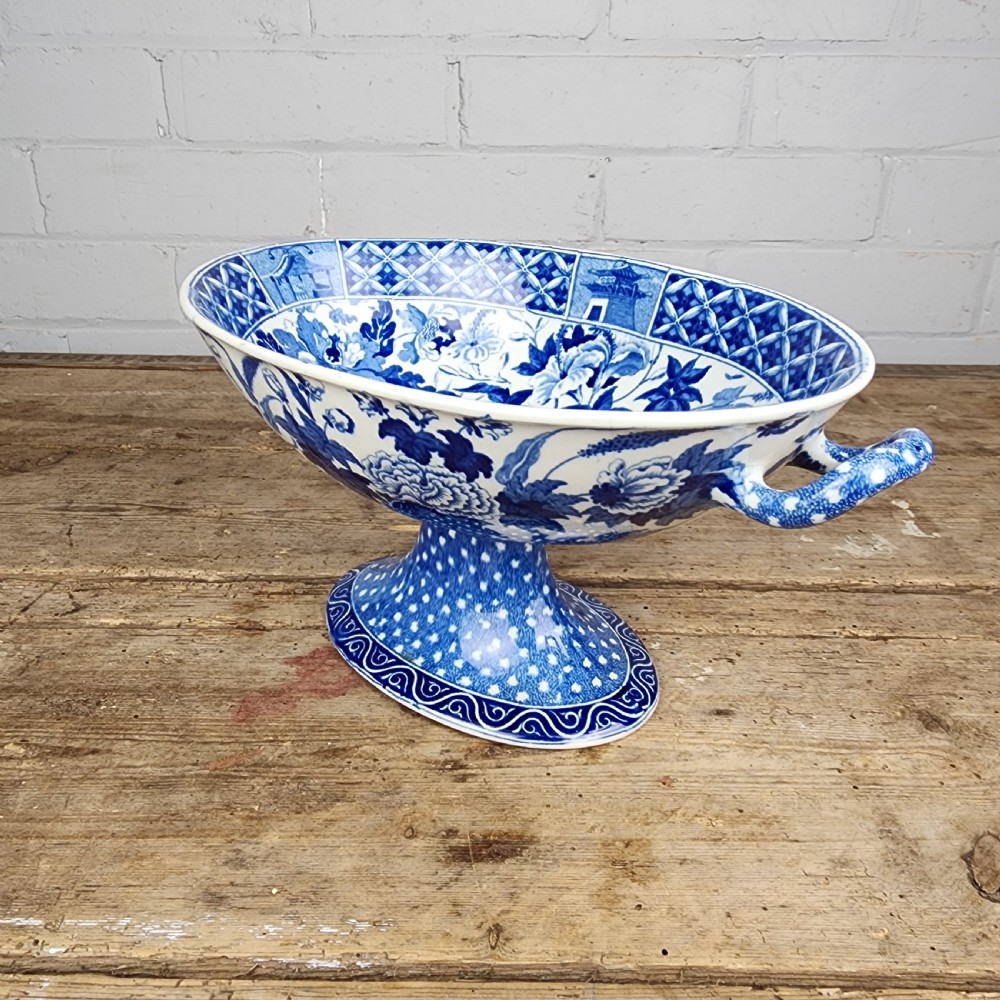 Wedgwood Hibiscus Compote Vase, Georgian, Circa 1820 View XIII