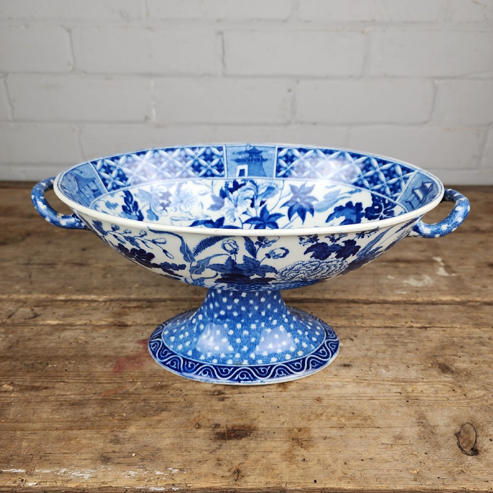 Wedgwood Hibiscus Compote Vase, Georgian, Circa 1820 View XIV