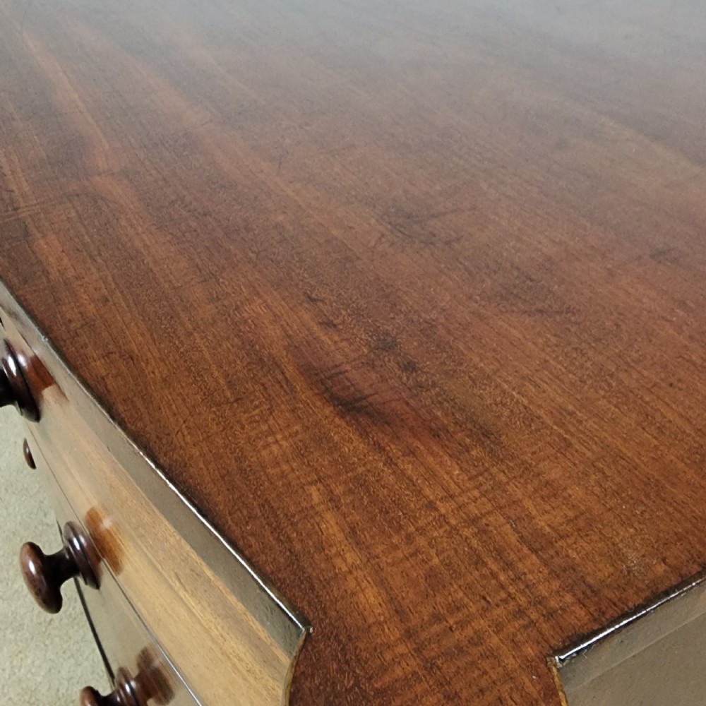 Regency Mahogany Bowfront Chest of Drawers View VIII
