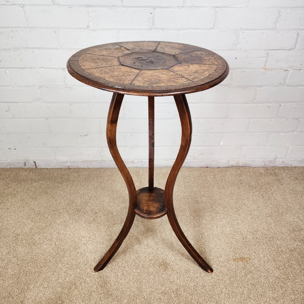 19th Century Mahogany and Walnut Occasional Table View VII