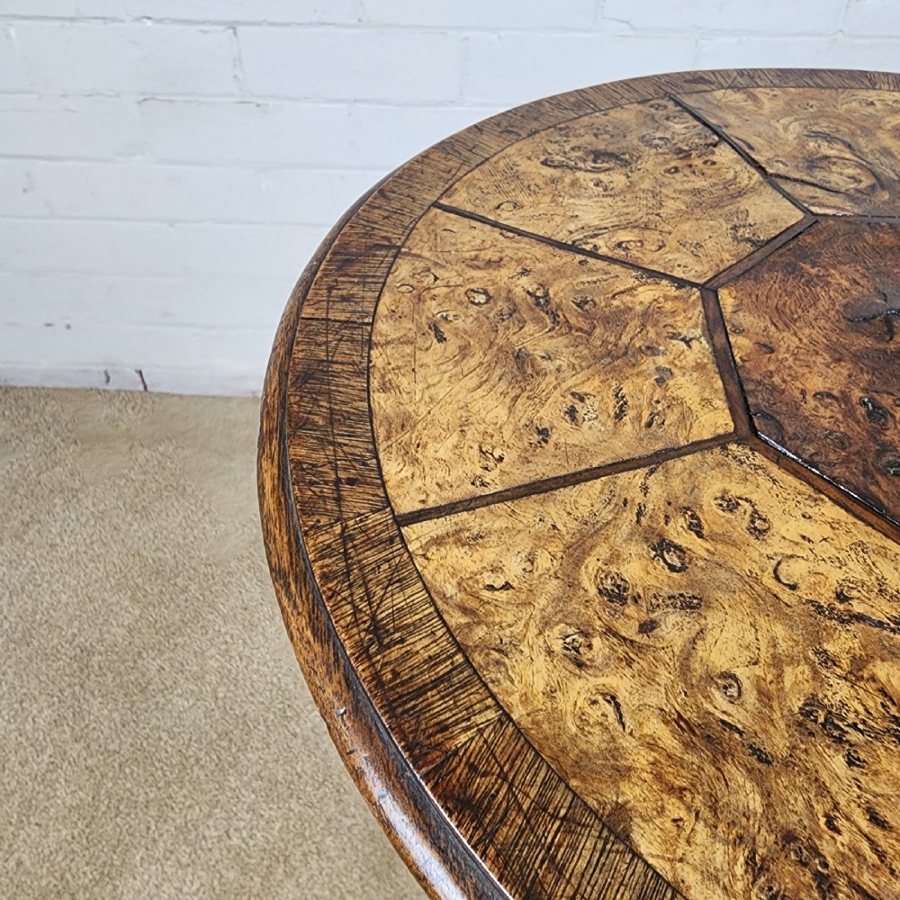 19th Century Mahogany and Walnut Occasional Table View III