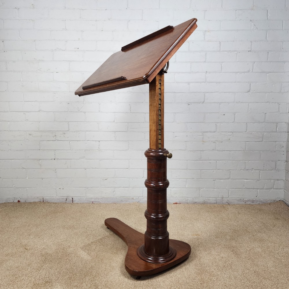 Edwardian Reading Table in Mahogany View II