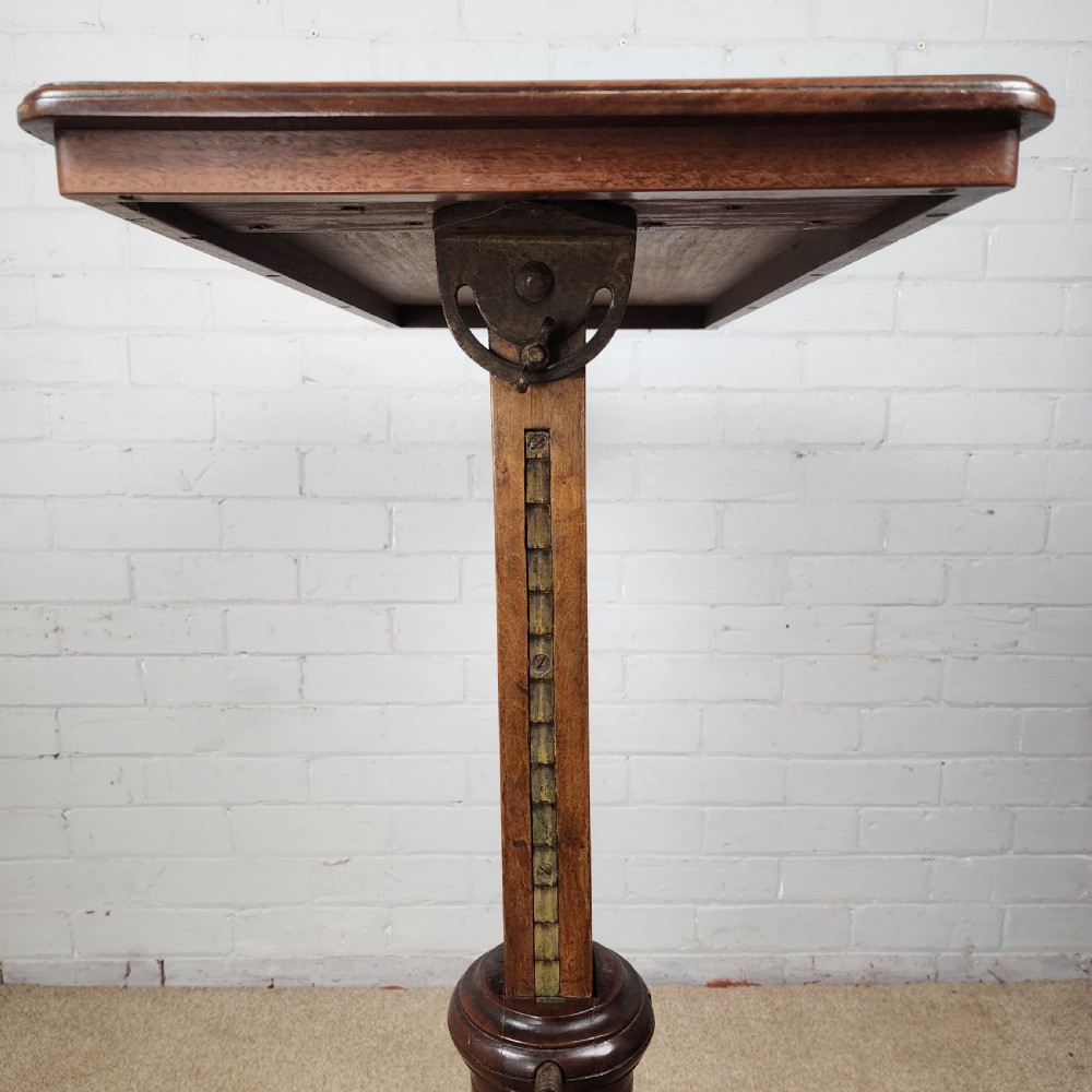 Edwardian Reading Table in Mahogany View IV