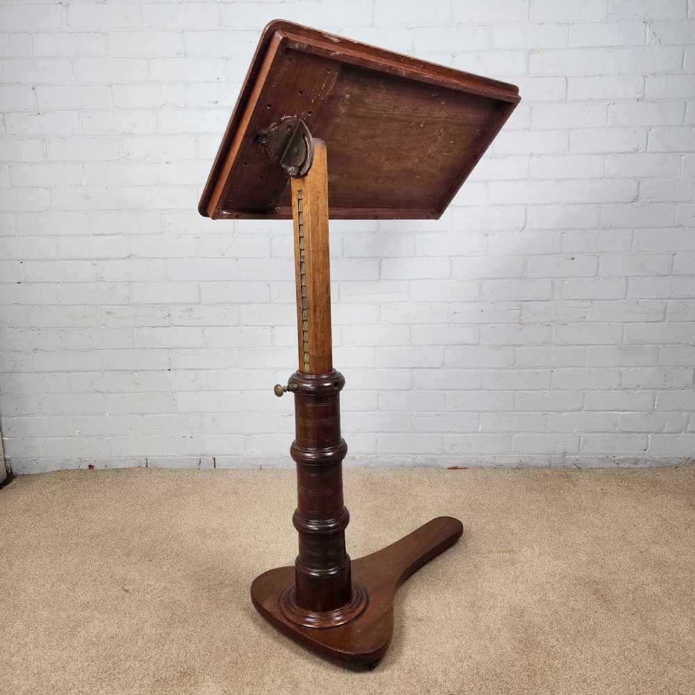 Edwardian Reading Table in Mahogany View VI