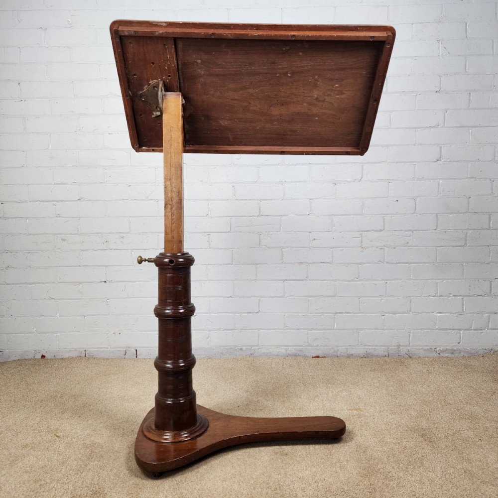 Edwardian Reading Table in Mahogany View VII