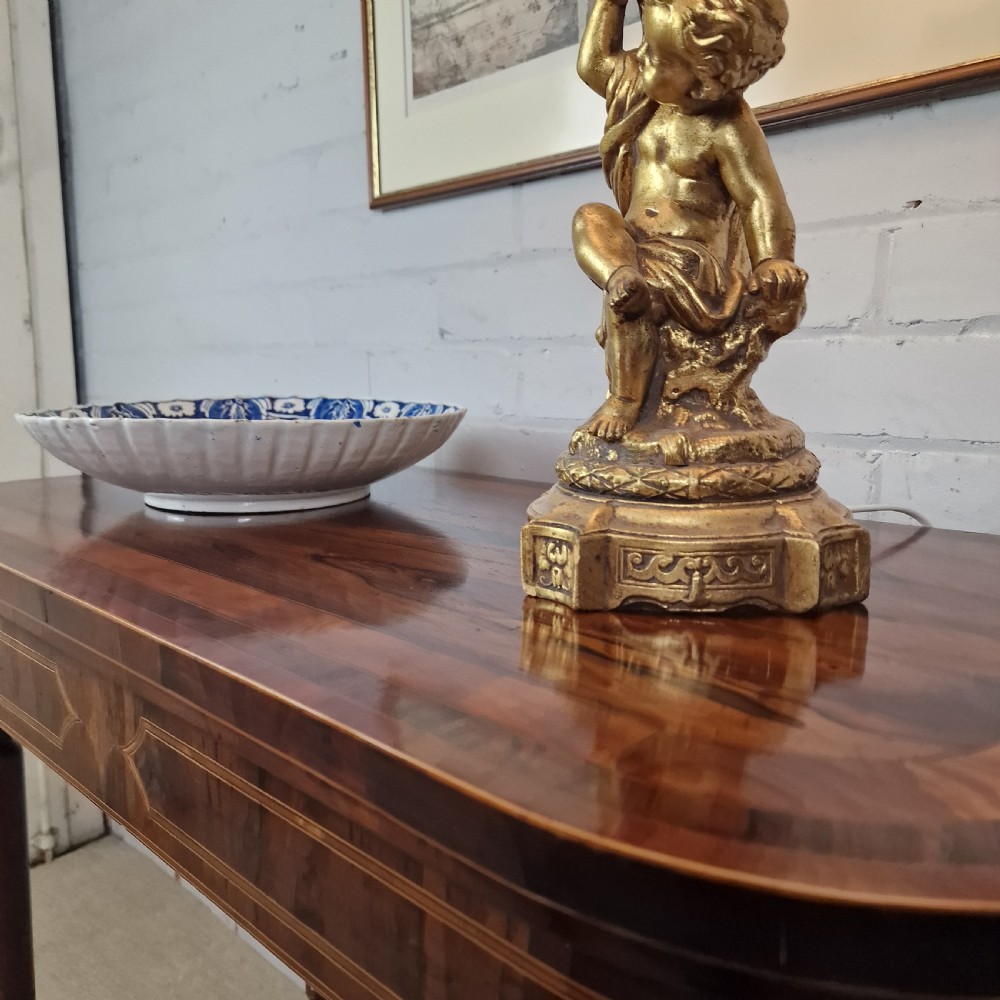 A Regency Period Rosewood Folding Card Table View XVI