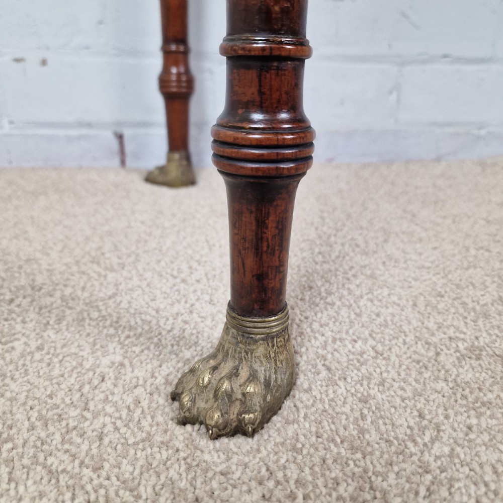A Regency Period Rosewood Folding Card Table View XVIII