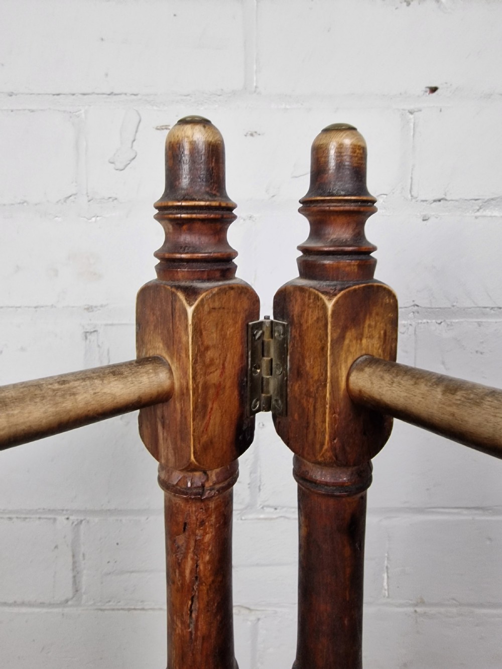 Victorian Beech Faux Bamboo Towel Rail View VI
