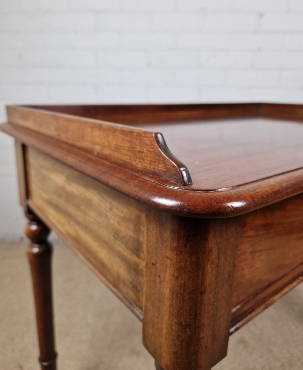 Howard and Sons Mahogany Writing Table - Mid Victorian View XII