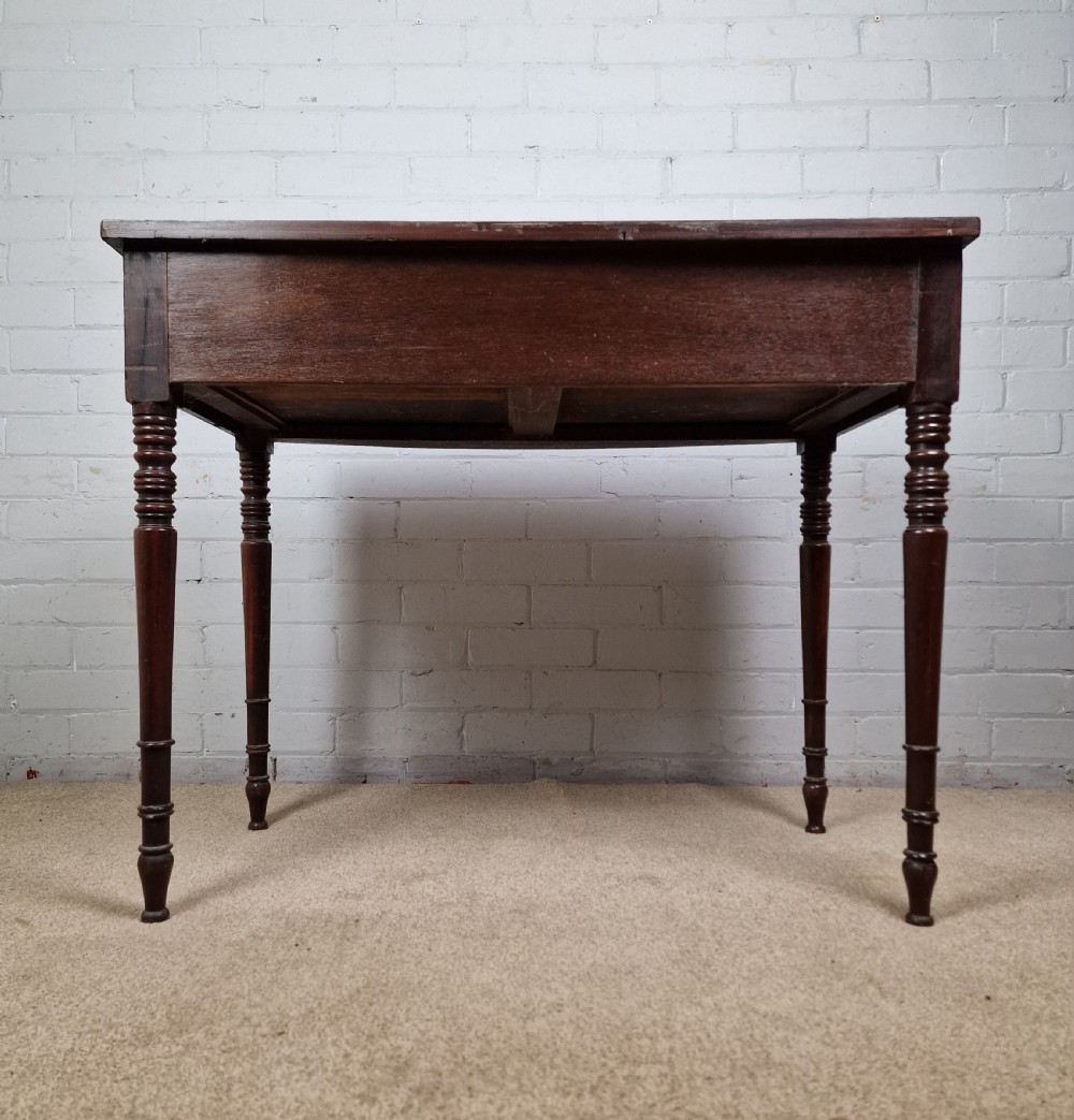 Georgian Mahogany Bow Front Side Table View VIII