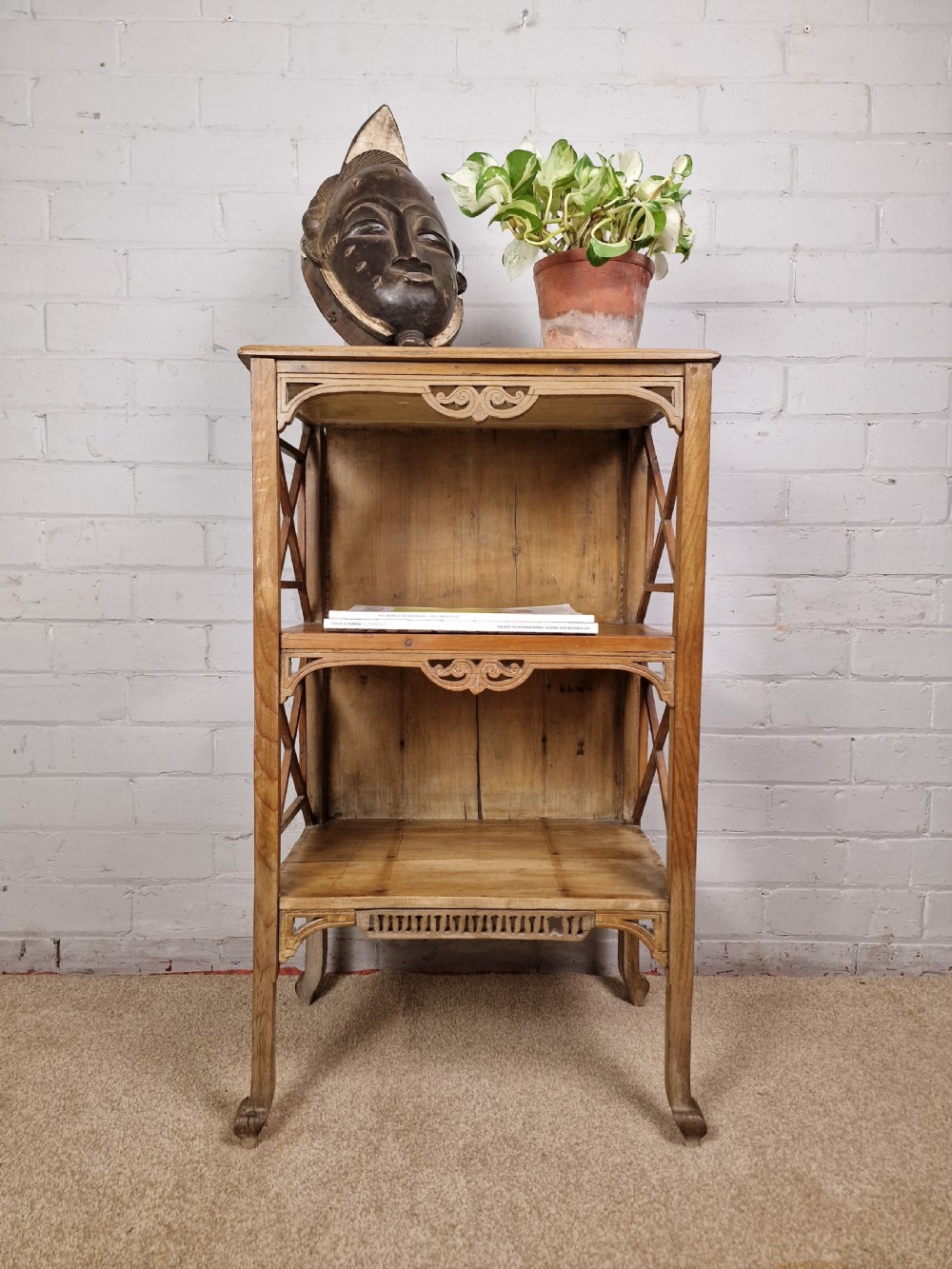 A Vintage Pine Three Tier Whatnot View VII