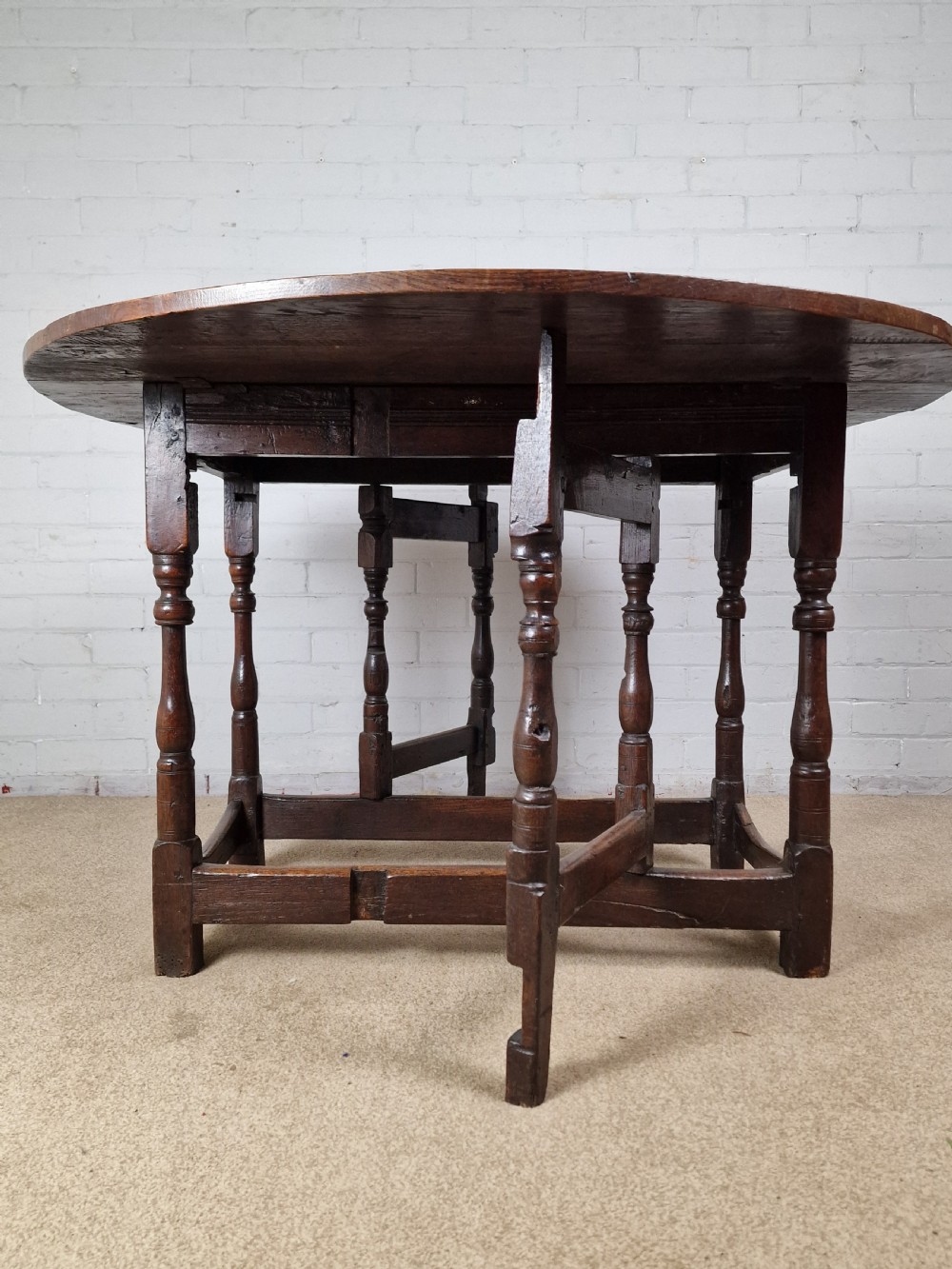 Oak Gateleg Table - 18th Century. View II