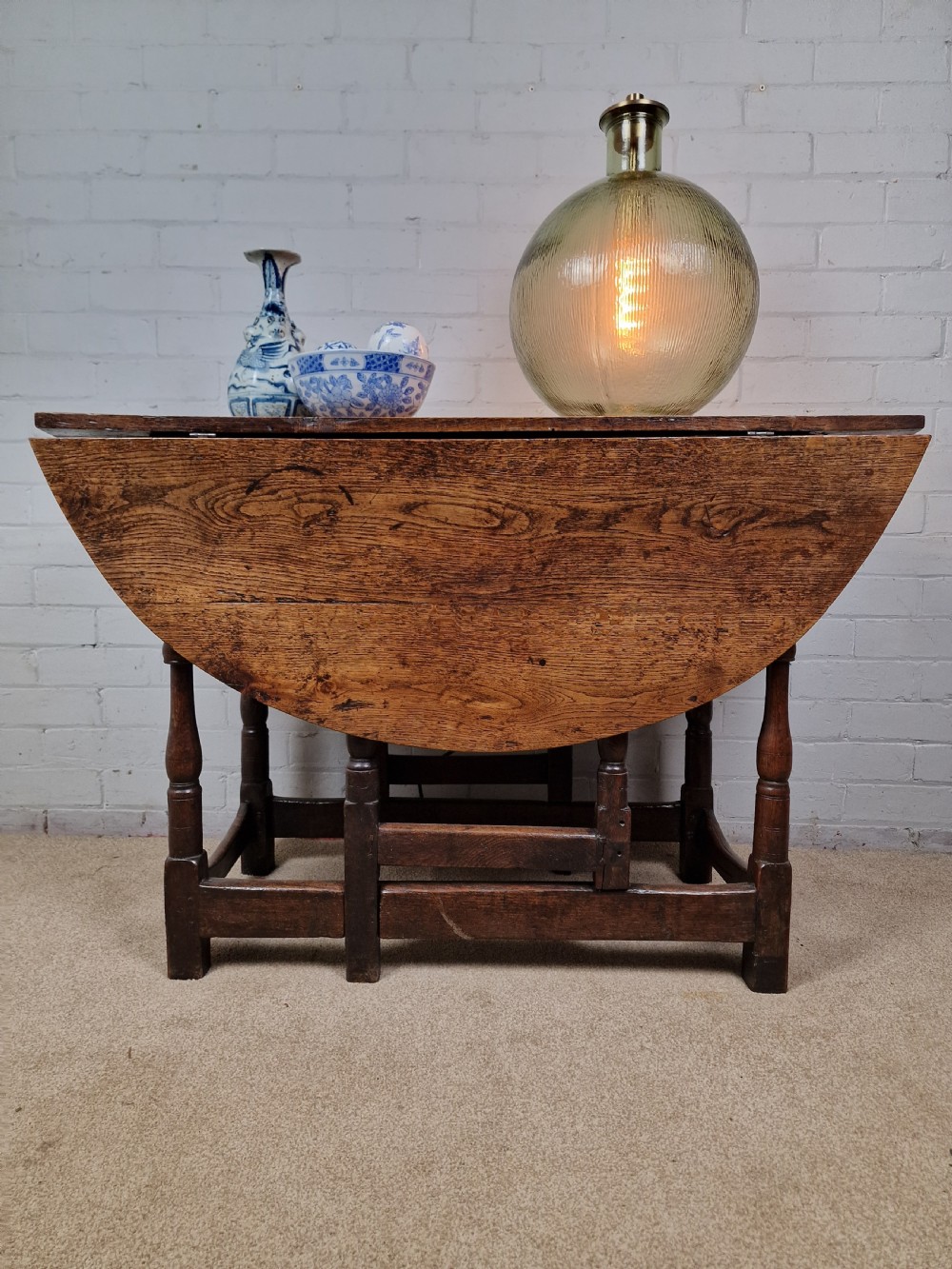 Oak Gateleg Table - 18th Century.