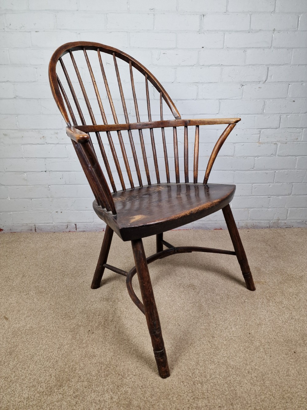 Windsor Chair in Ash and Elm - Early 19th Century (Circa 1806) View III