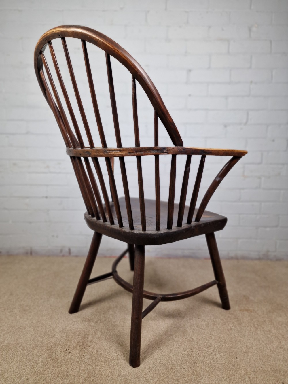 Windsor Chair in Ash and Elm - Early 19th Century (Circa 1806) View VII